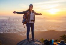 Affordable solo travel in 2025 – adventurous traveler exploring new destinations alone.